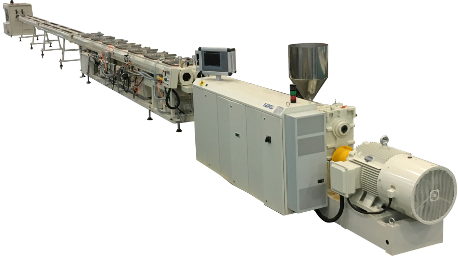 Ligne de production d'extrusion à grande vitesse à double couche et double tube PPR32-2U