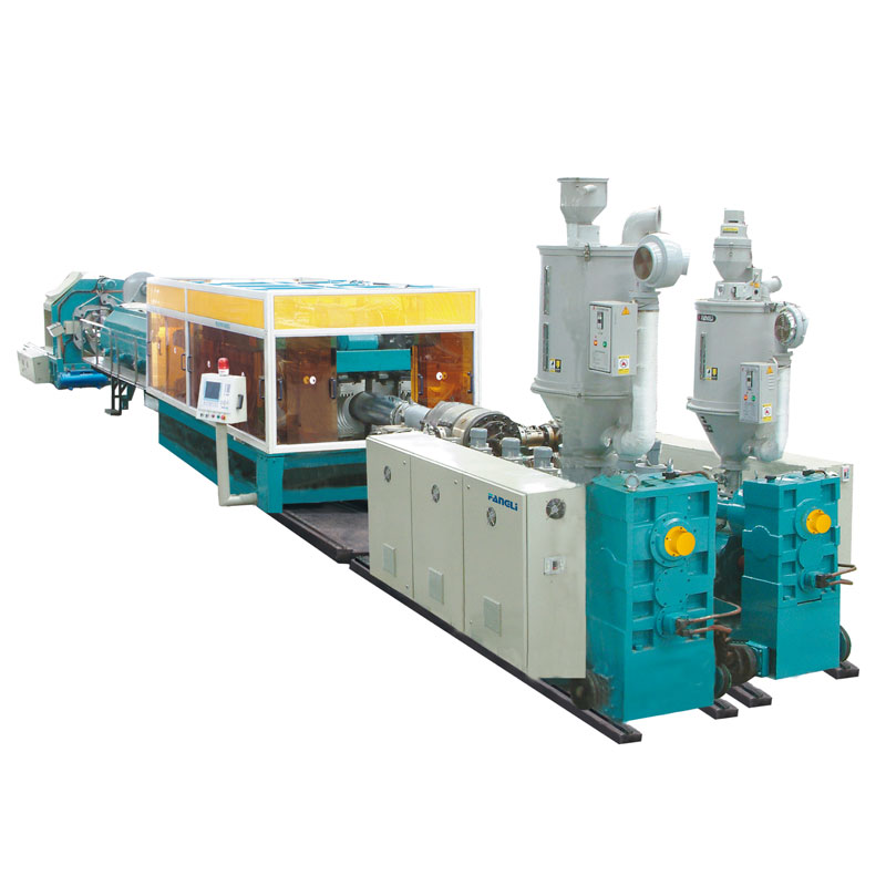Ligne d'extrusion de tuyaux ondulés à double paroi